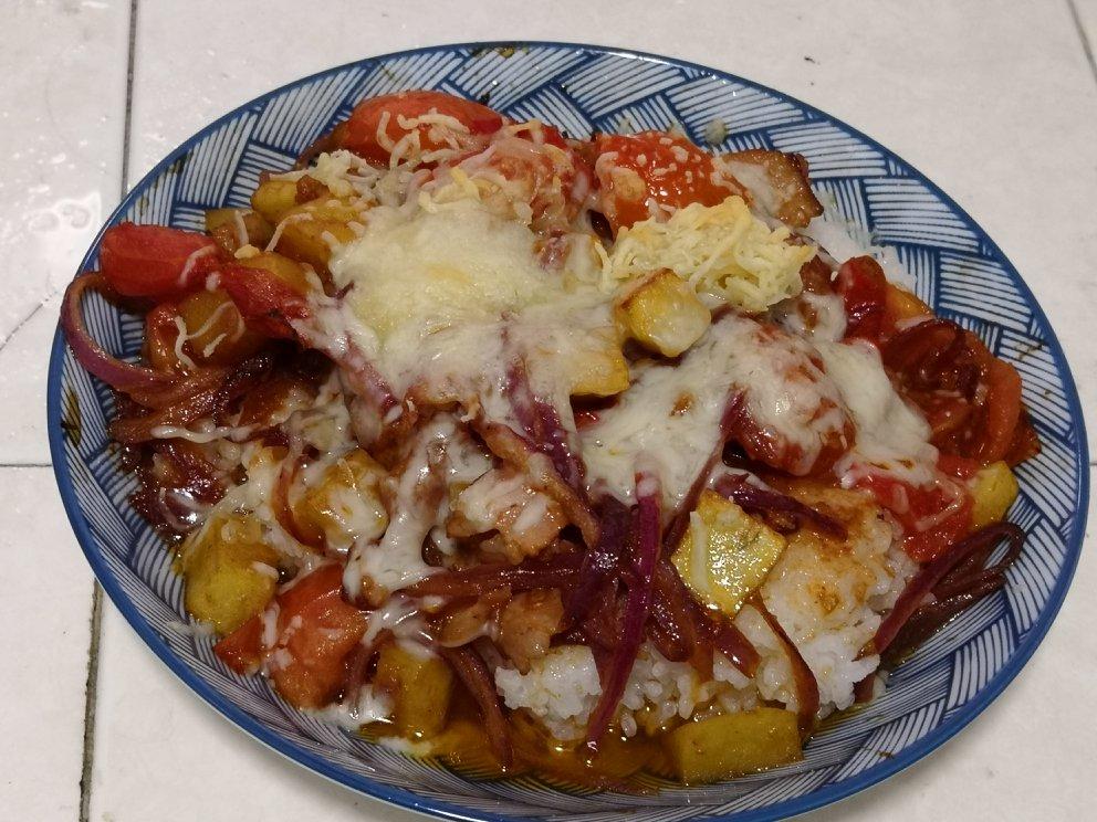 番茄培根焗饭