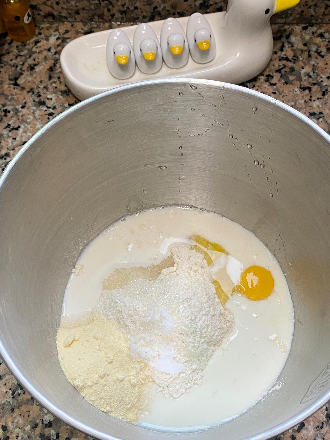 纯奶手撕吐司的做法 步骤1