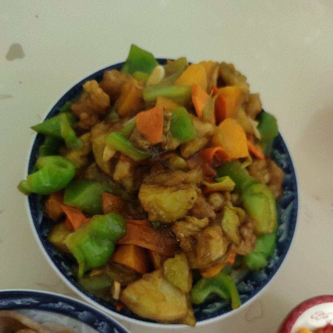 溜肉段烧茄子（东北硬菜呀哈哈）