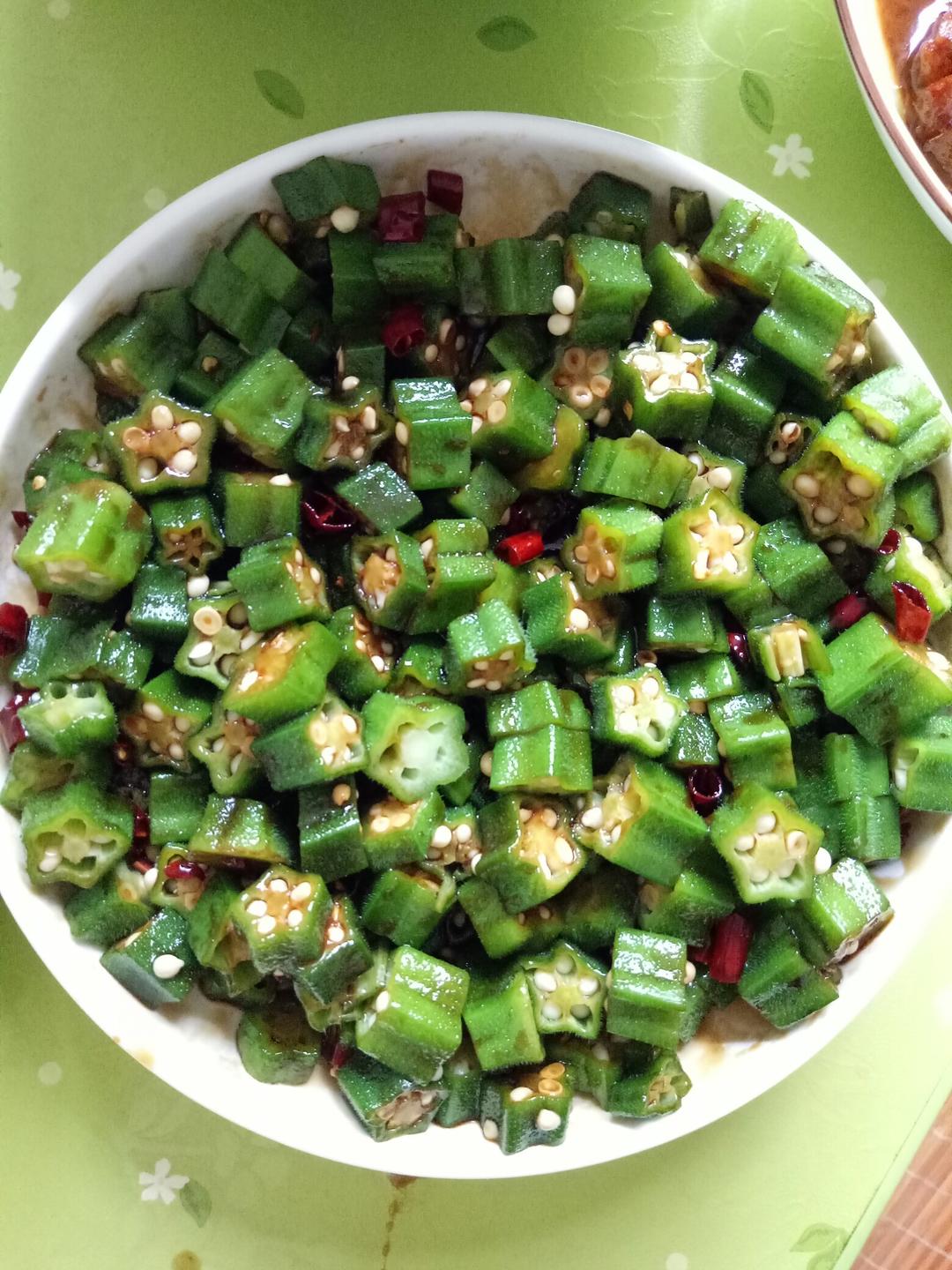【白灼秋葵】清爽简单