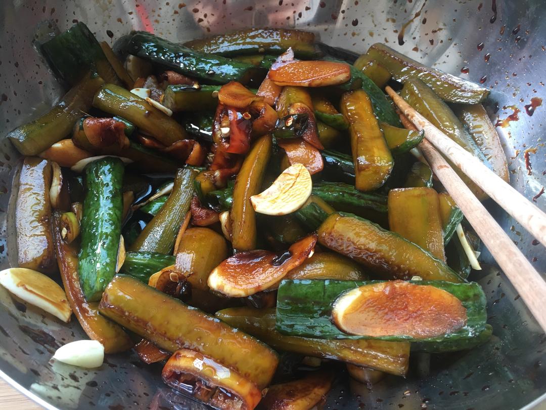 家传黄瓜咸菜，酱黄瓜（红糖版）