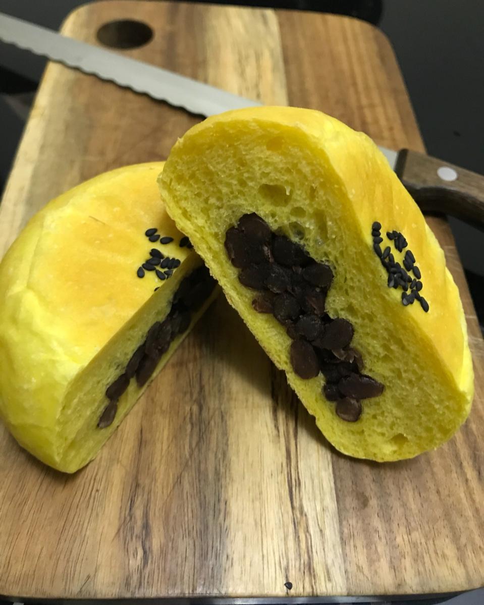 日式南瓜红豆包