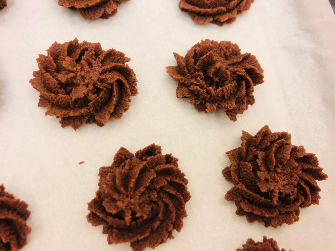 零失败花纹超级立体的黄油曲奇