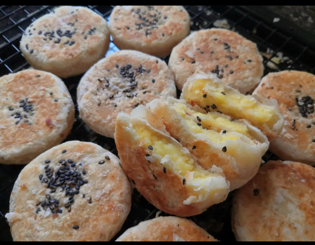 免烤箱-潮汕绿豆饼