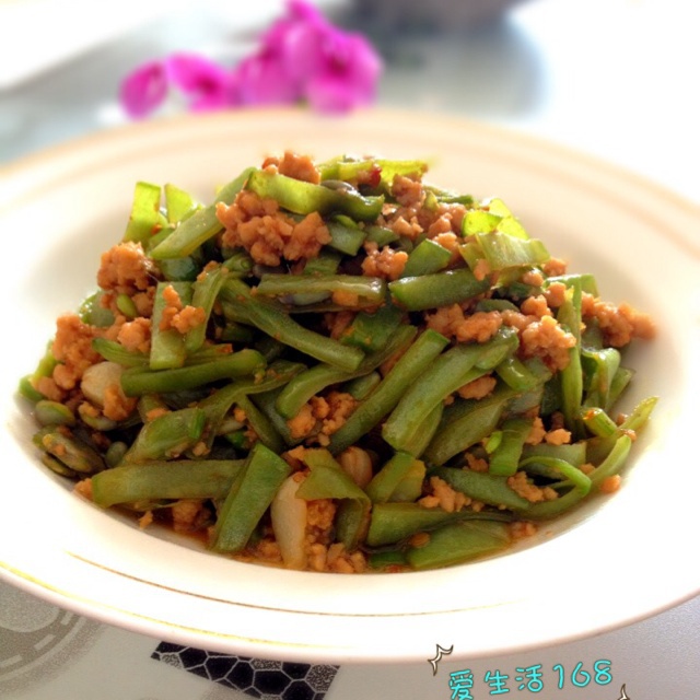扁豆肉末