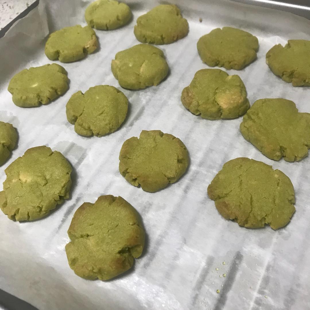 抹茶软曲奇（无蛋）