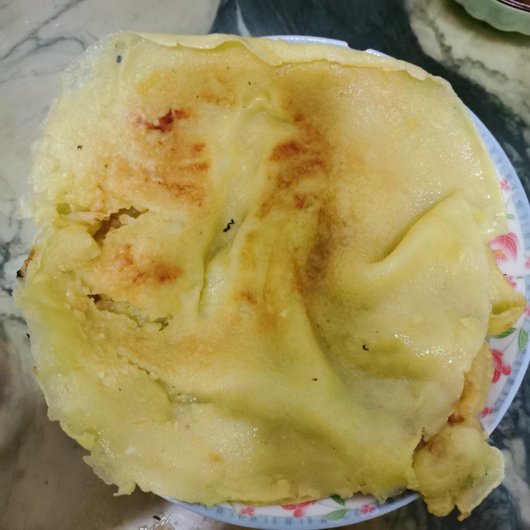 土豆丝鸡蛋饼