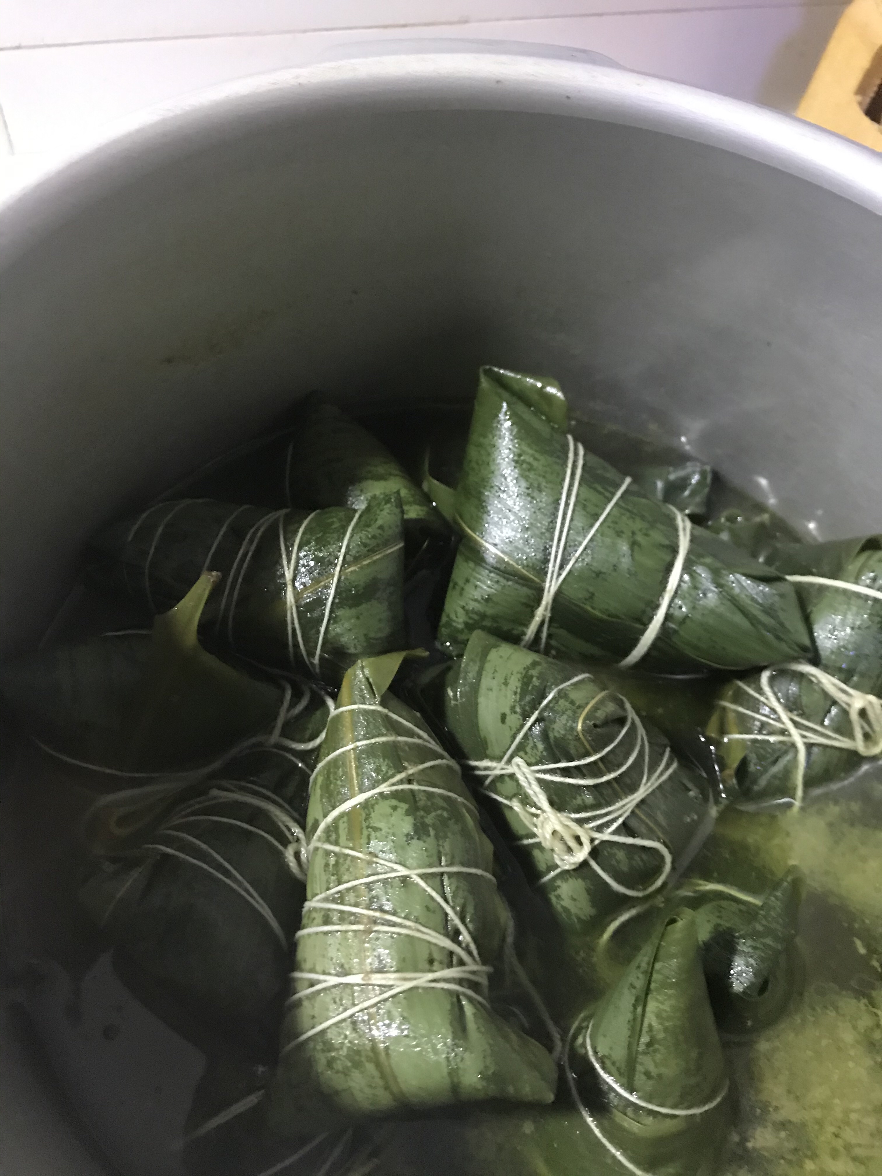 黄绿豆肉粽子的做法 步骤10