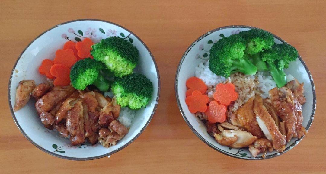 照烧鸡腿饭