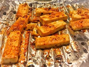 ［记录］烤箱烧烤-烤茄子 烤豆腐 超好吃的万能烧烤酱的做法 步骤12