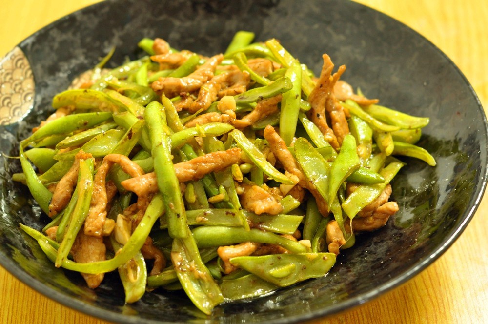 肉丝炒豆角
