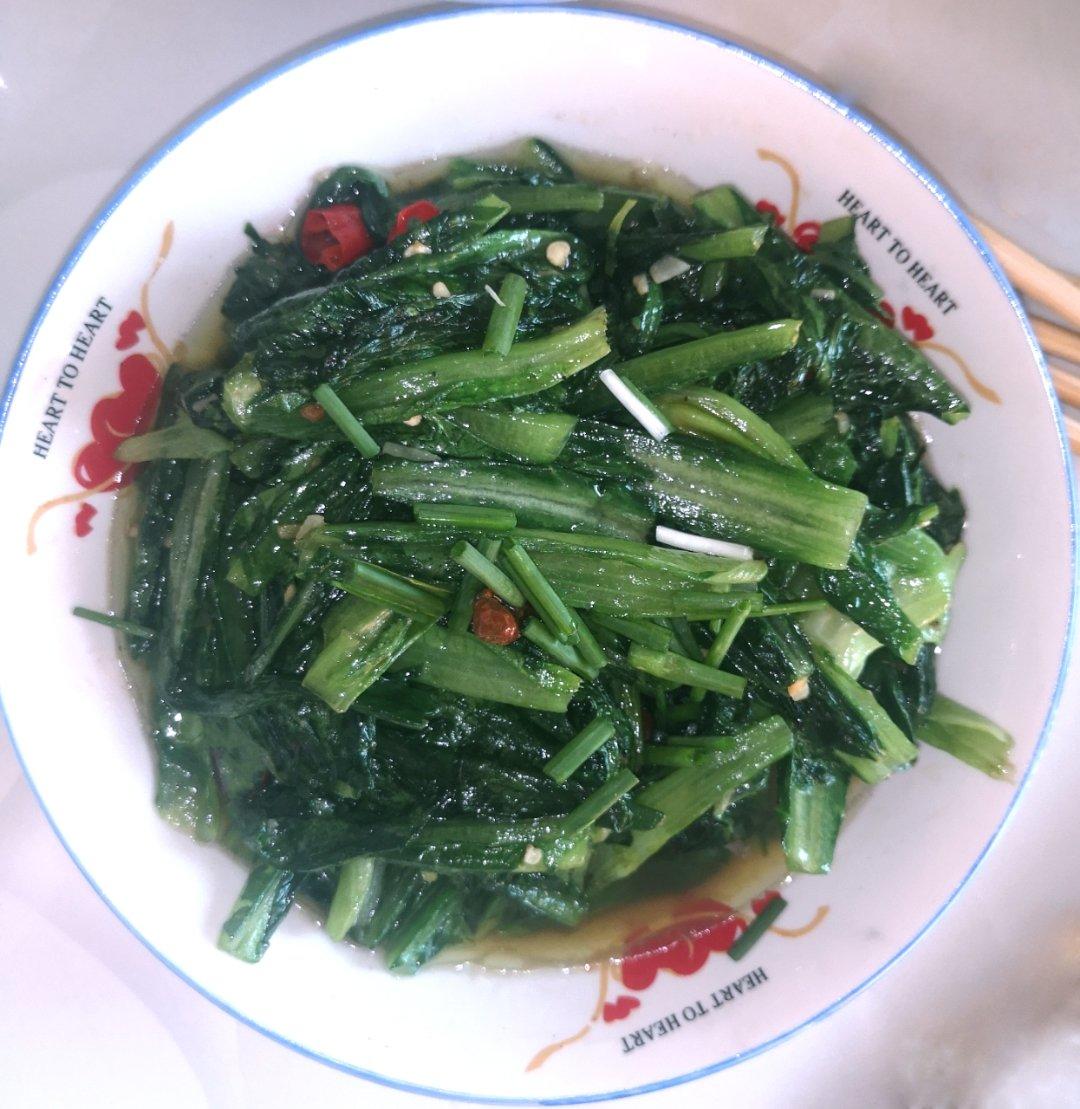 清炒油麦菜
