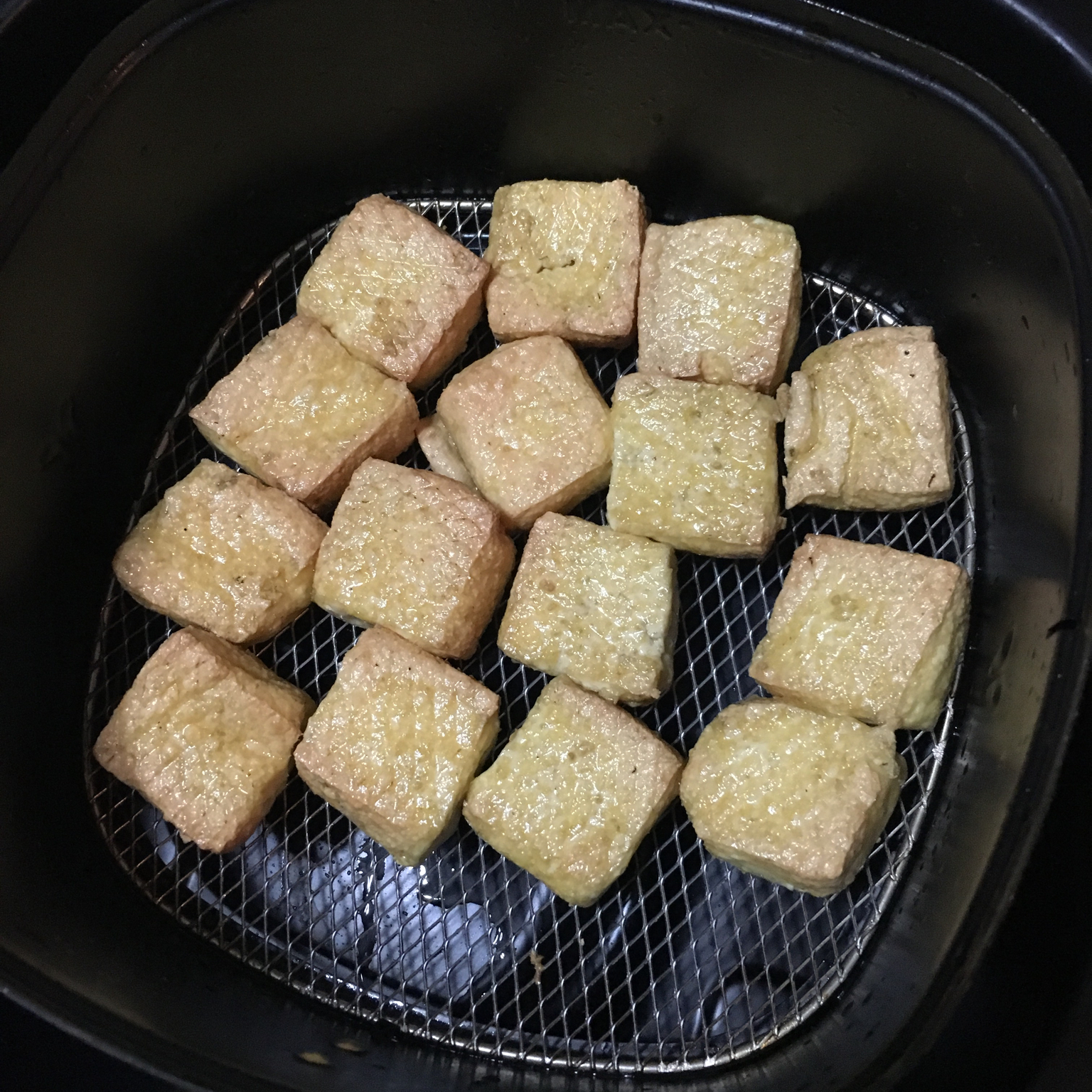 honey宝贝--mm做的简易版炸臭豆腐～空气炸锅版