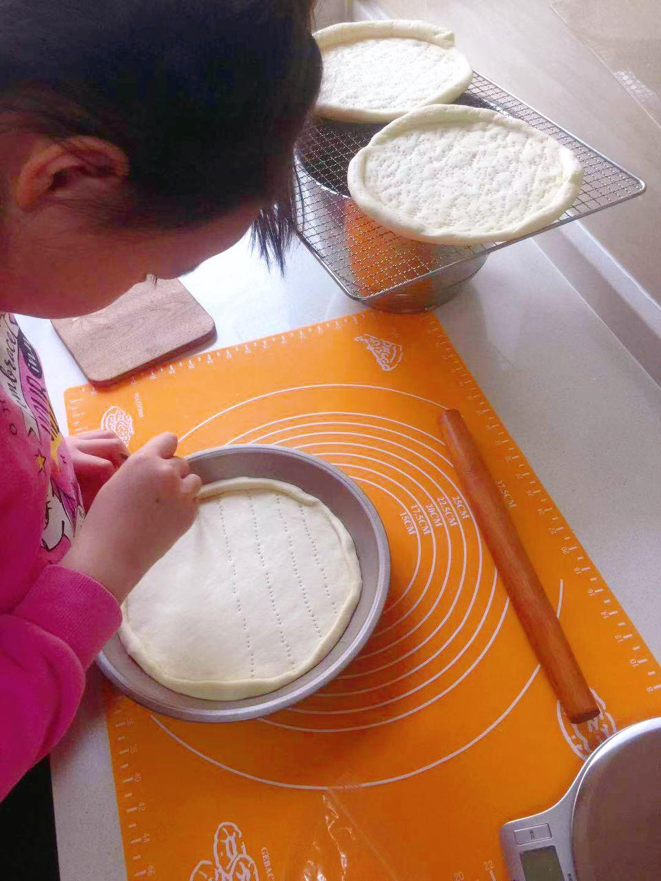 8寸披萨饼皮做法（🉑️厚🉑️薄，🉑️脆🉑️软）4张