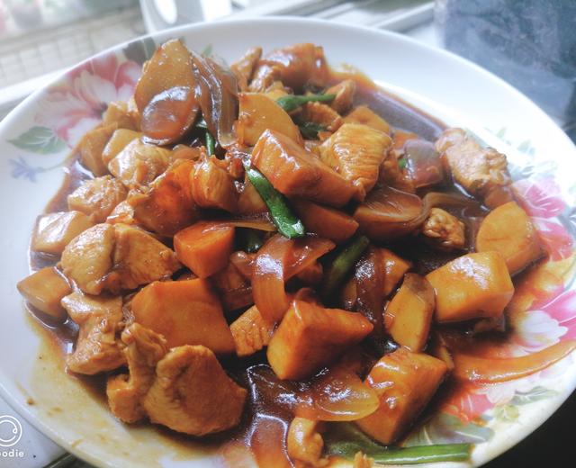 杏鲍菇焖鸡胸肉