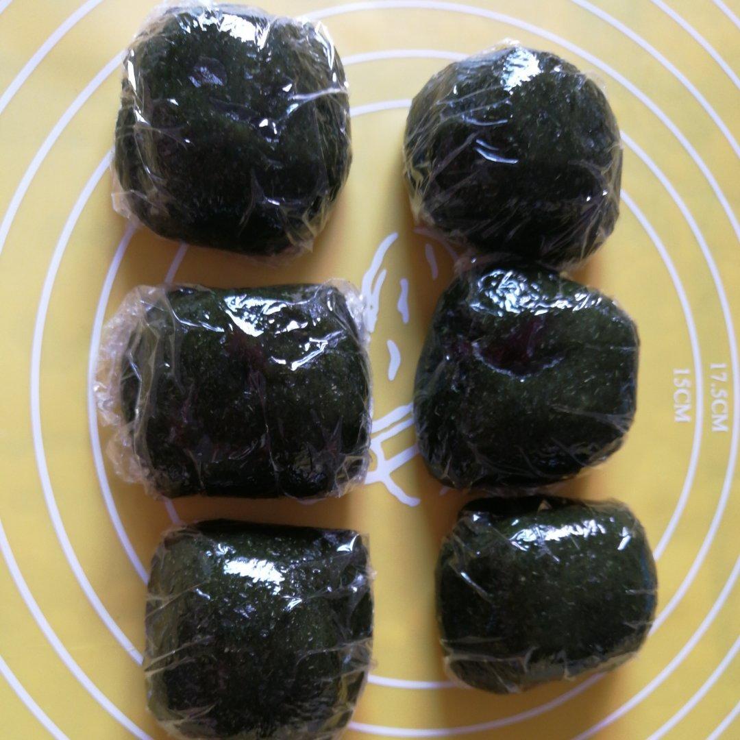 《Tinrry+》咸蛋黄肉松青团+红豆沙青团