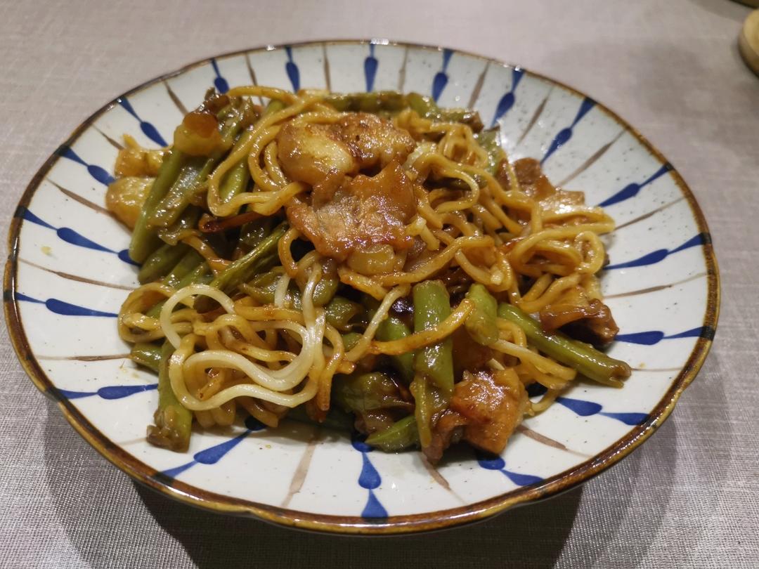 豆角焖面（加土豆版）