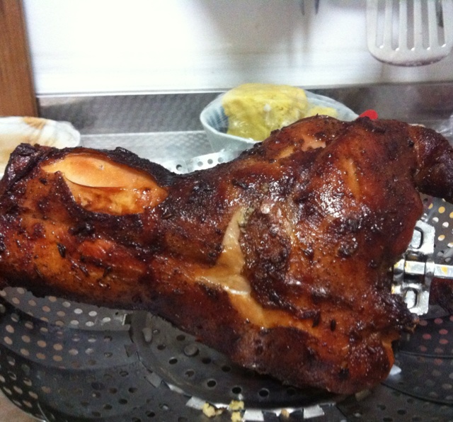 香辣孜然烤兔腿