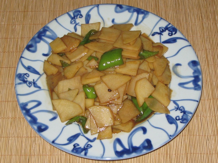 懒人版青椒土豆片