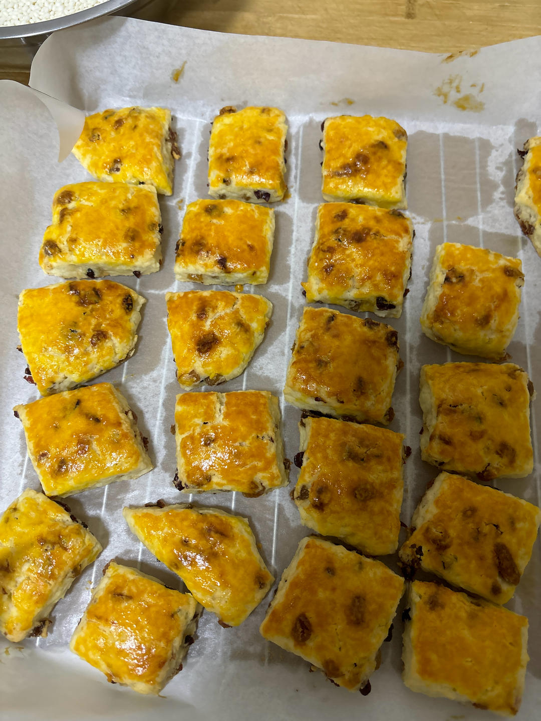 消耗淡奶油的司康