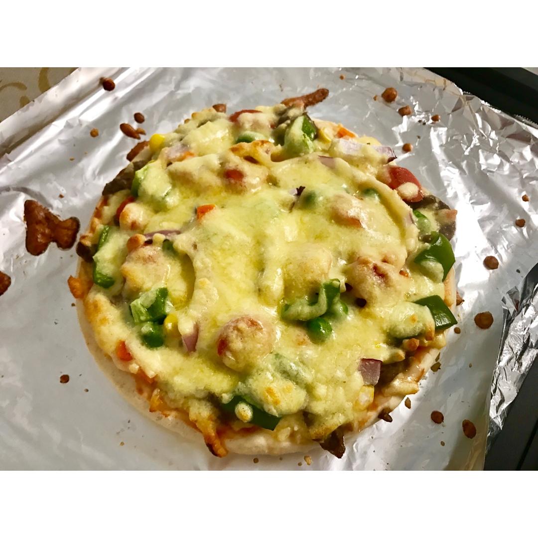 黑椒牛肉厚底披萨