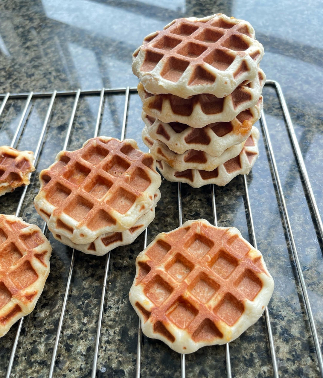 肉松馅华夫饼（面包机+早餐机）轻松～