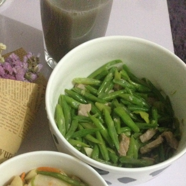 四季豆炒肉