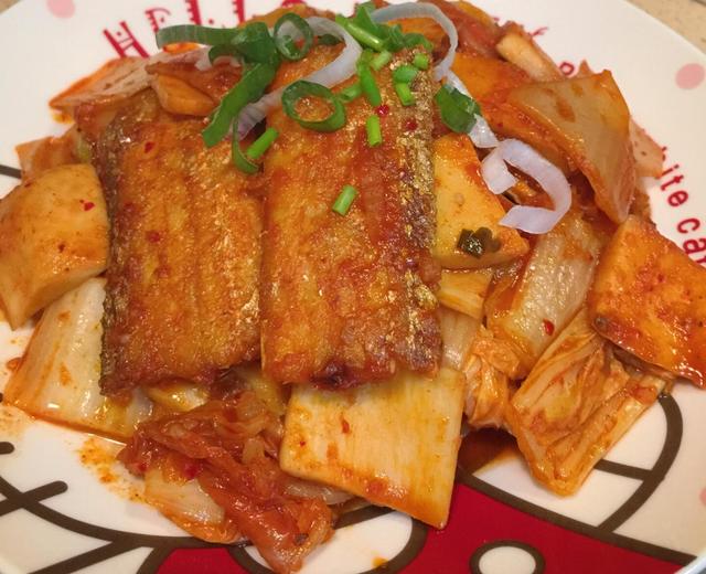 韩式泡菜带鱼的做法