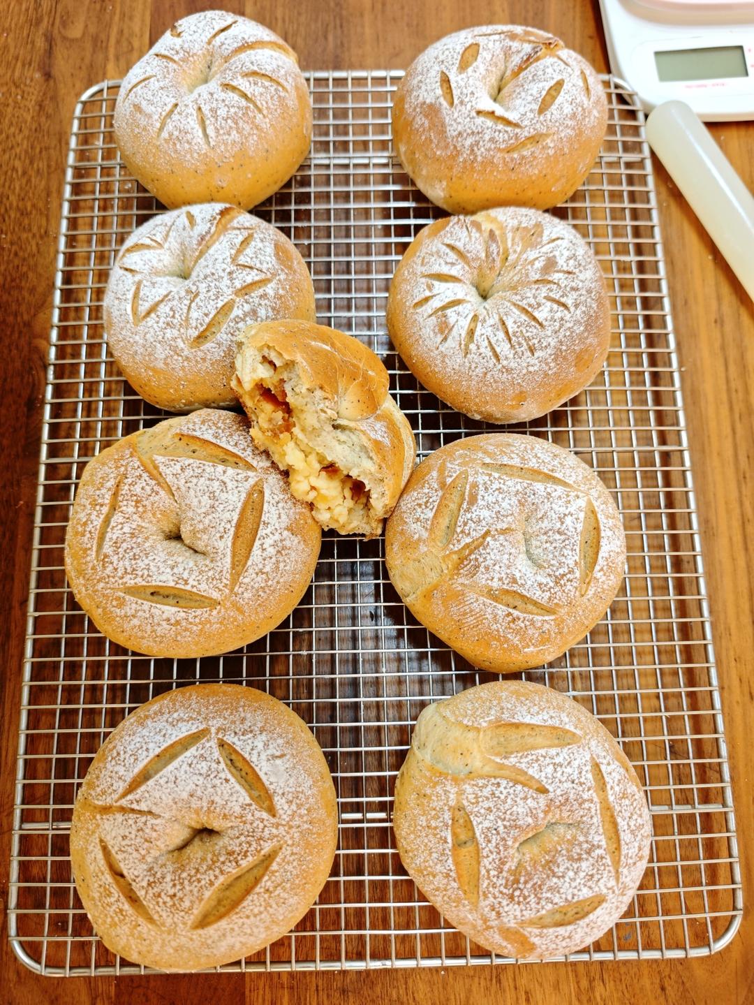 橙香乳酪红茶软欧