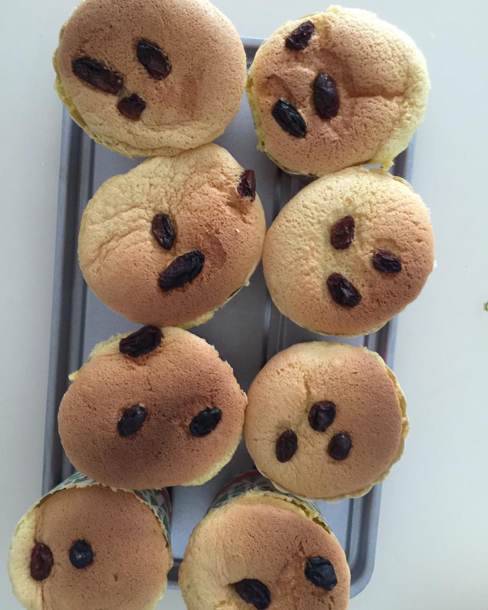 不塌不凹的纸杯戚风蛋糕