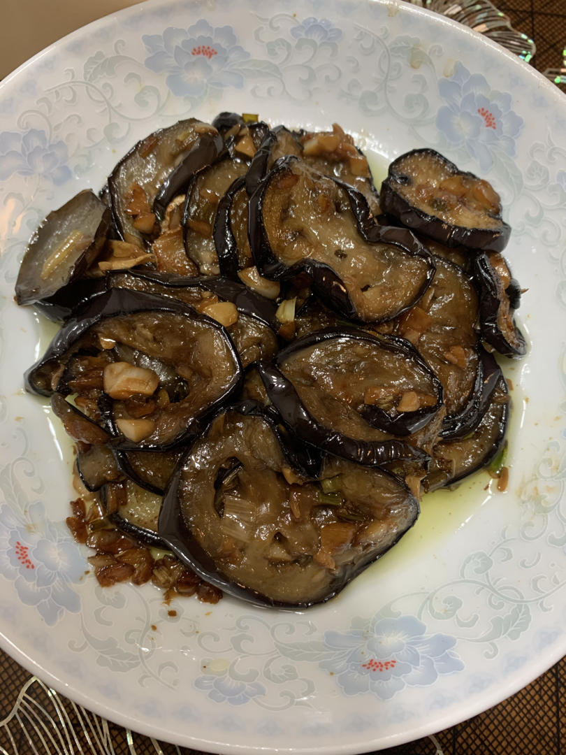 不过油的香煎茄子