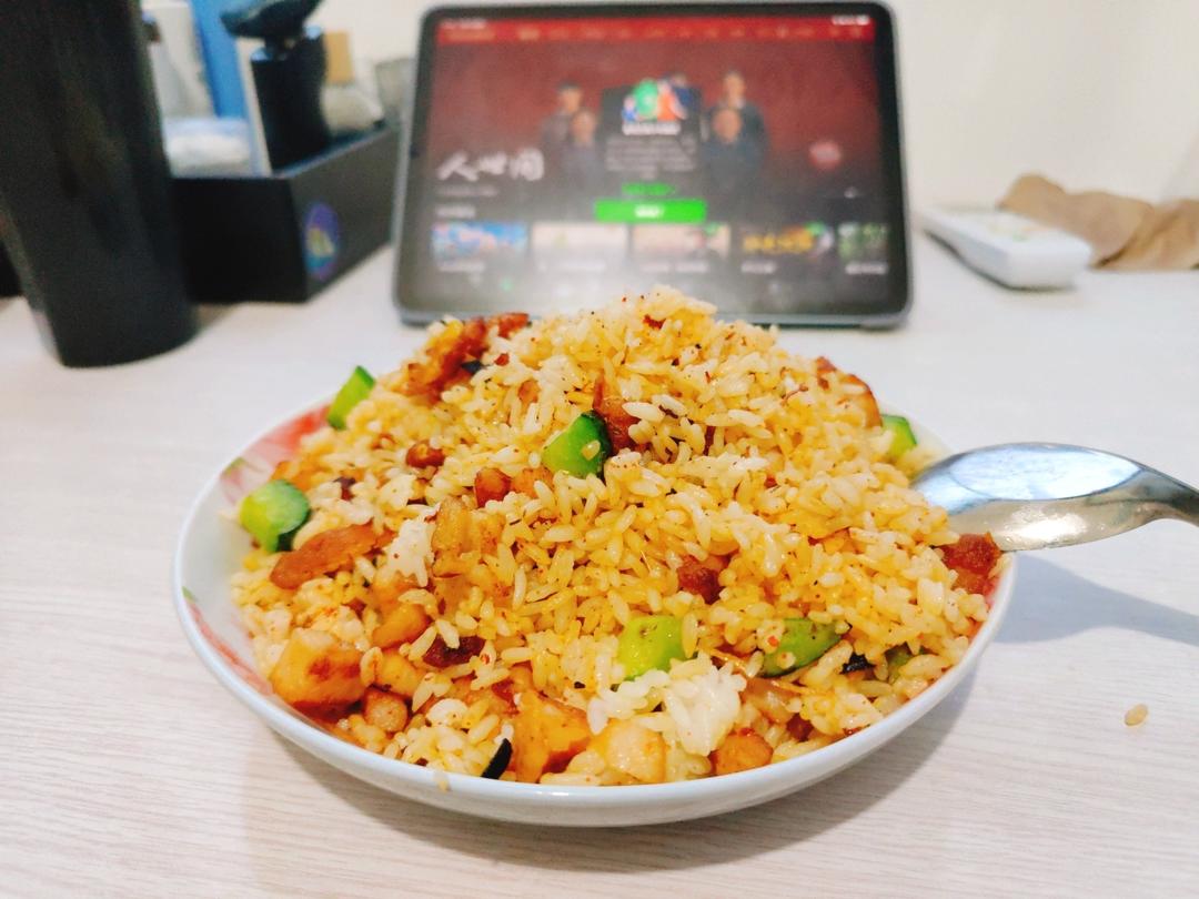 豪华版虾仁炒饭🍤