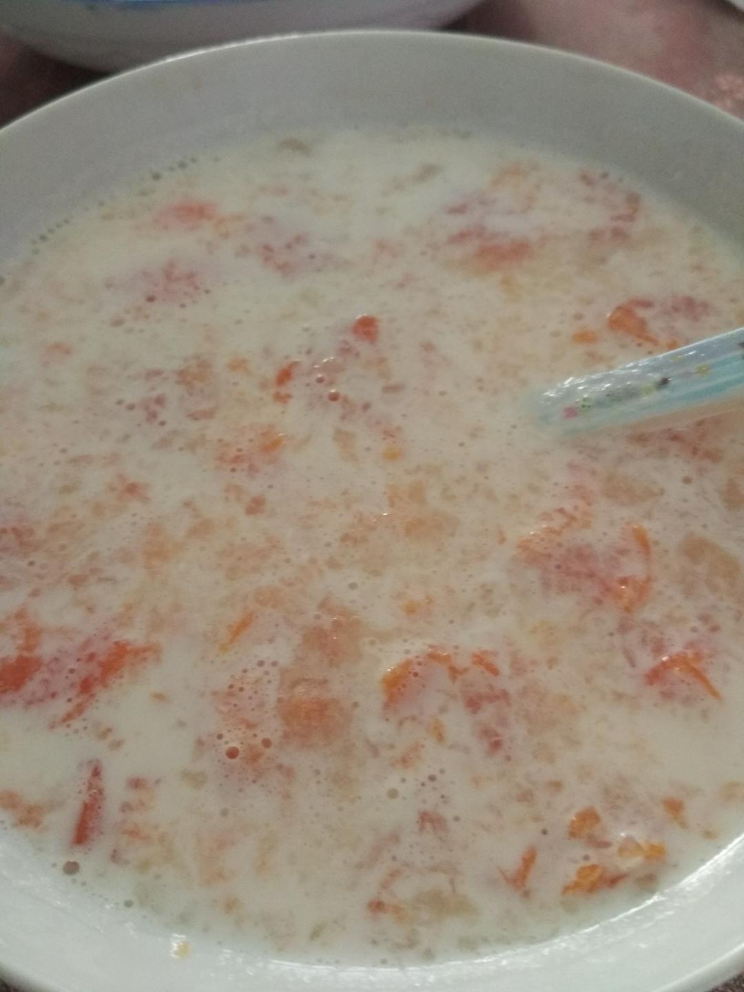 木瓜牛奶炖燕窝