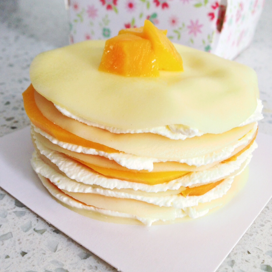 水湄的舟子做的芒果千层蛋糕