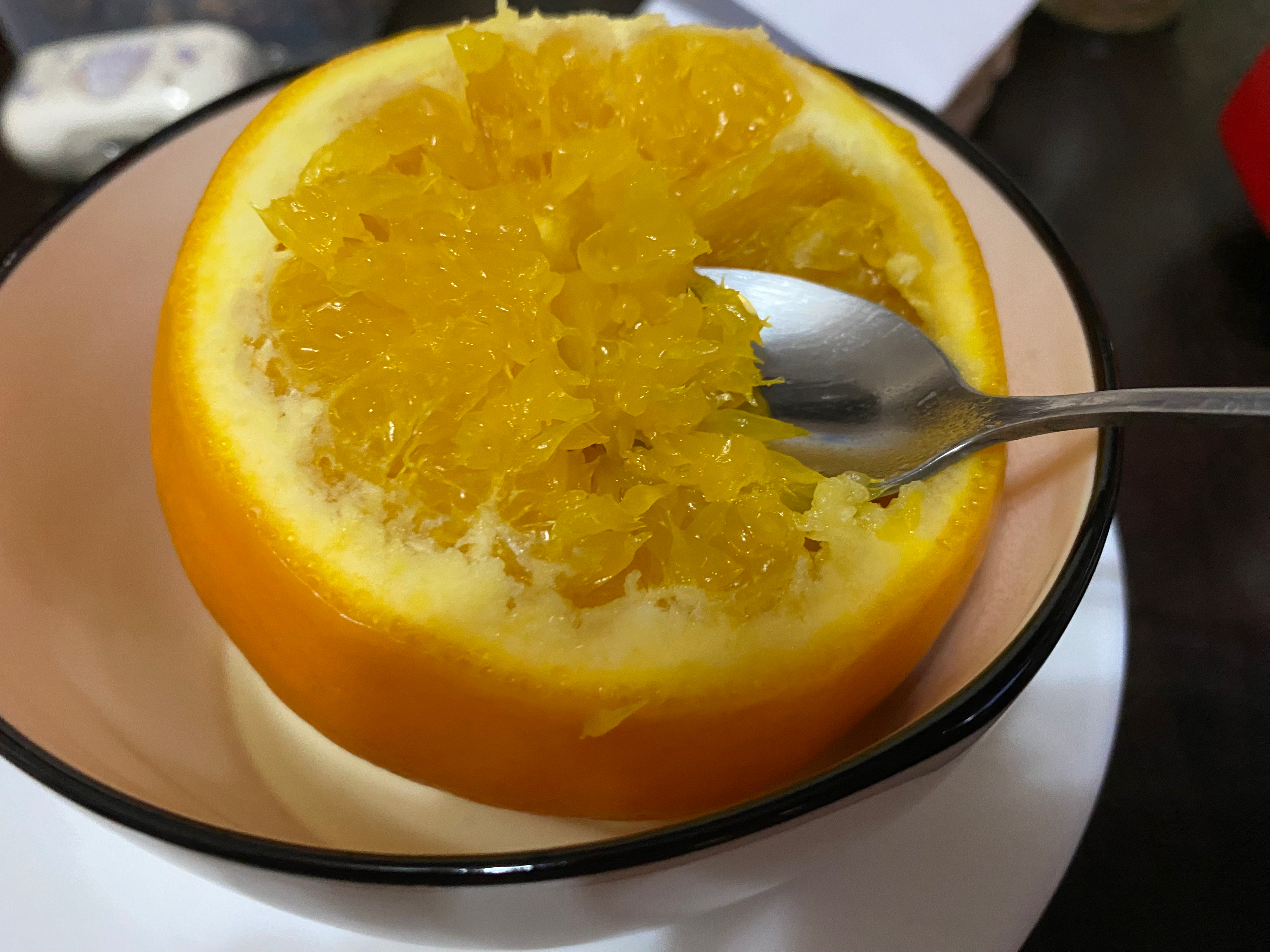 蒸橙子🍊蒸梨🍐润肺止咳的做法