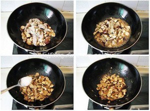 蚝油双菇的做法 步骤4