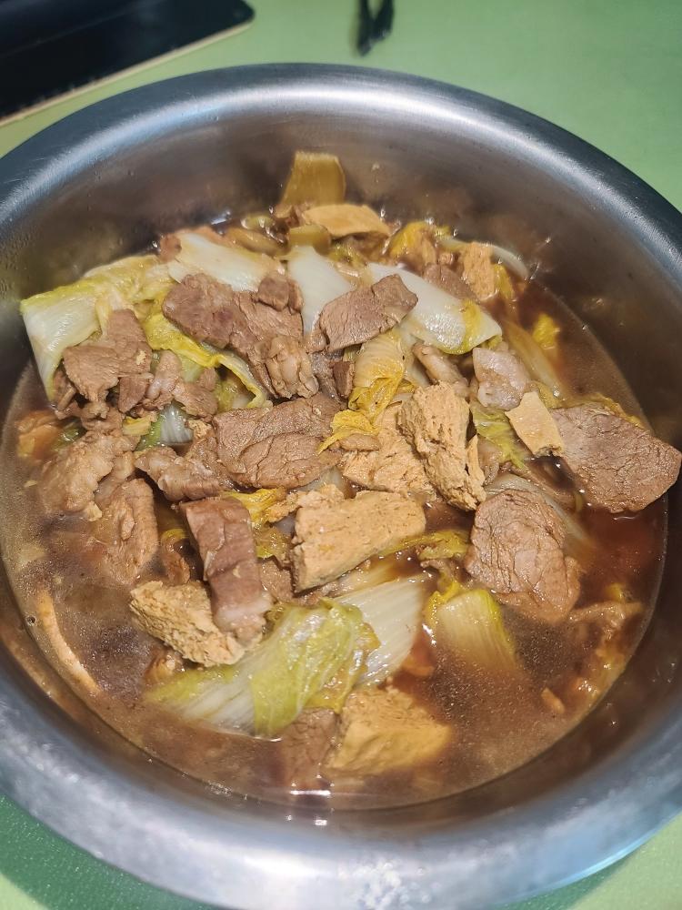 冬季最爱的家常菜！大白菜炖大豆腐或干豆腐