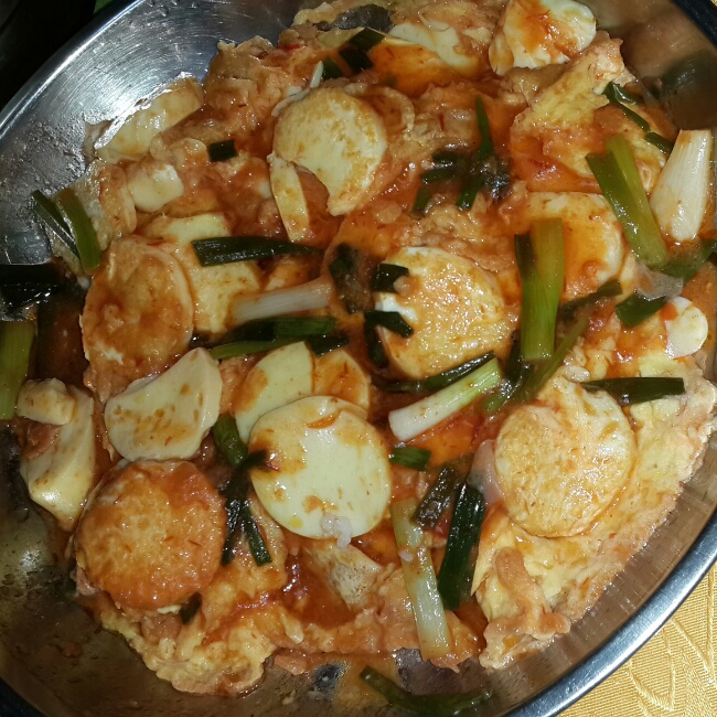 番茄酱煎日本豆腐