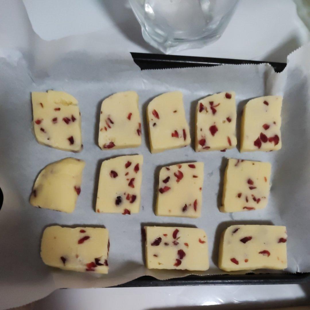 蔓越莓饼干——少油少糖中筋面粉