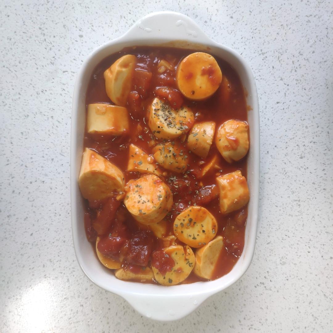 脆皮茄汁日本豆腐
