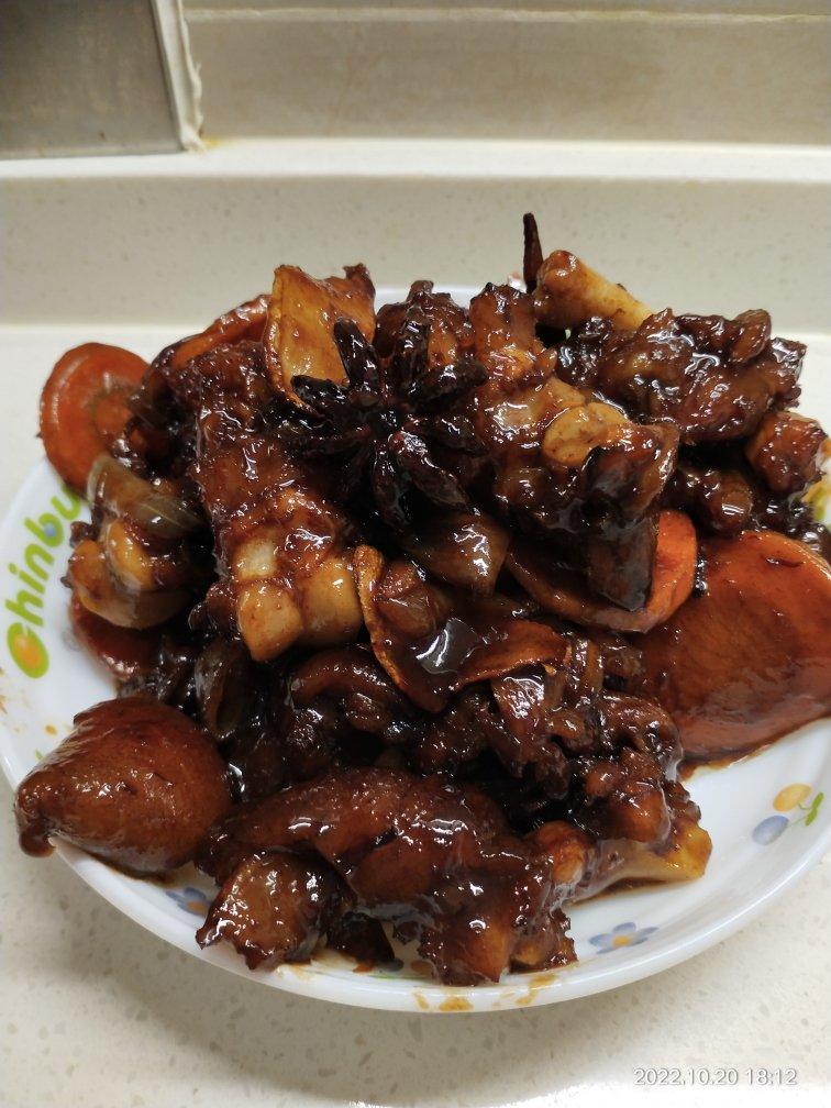 流口水的黄豆炖猪蹄