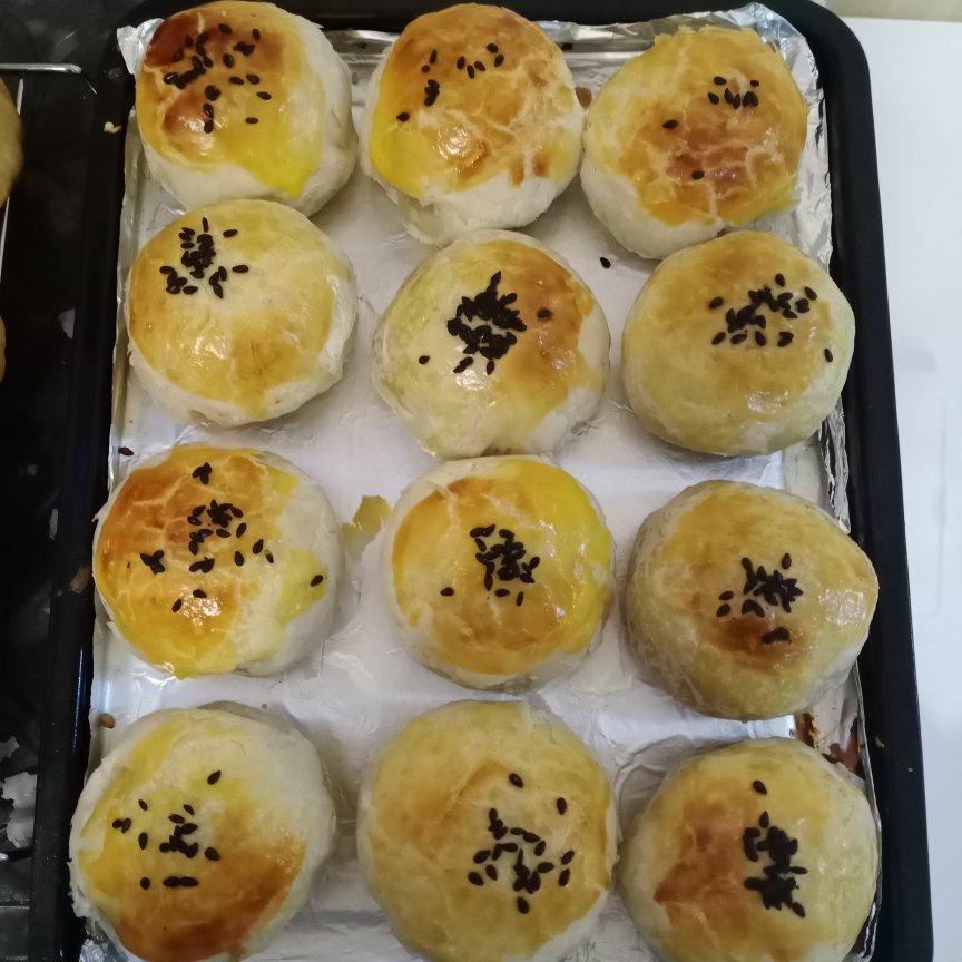 小白一次成功‼️超酥的蛋黄酥