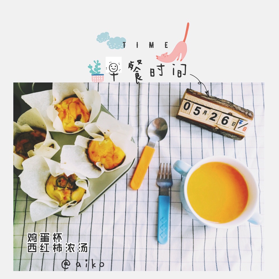 早餐鸡蛋杯cupcake Frittata