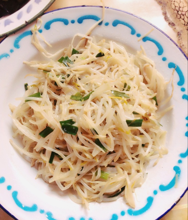 清炒豆芽