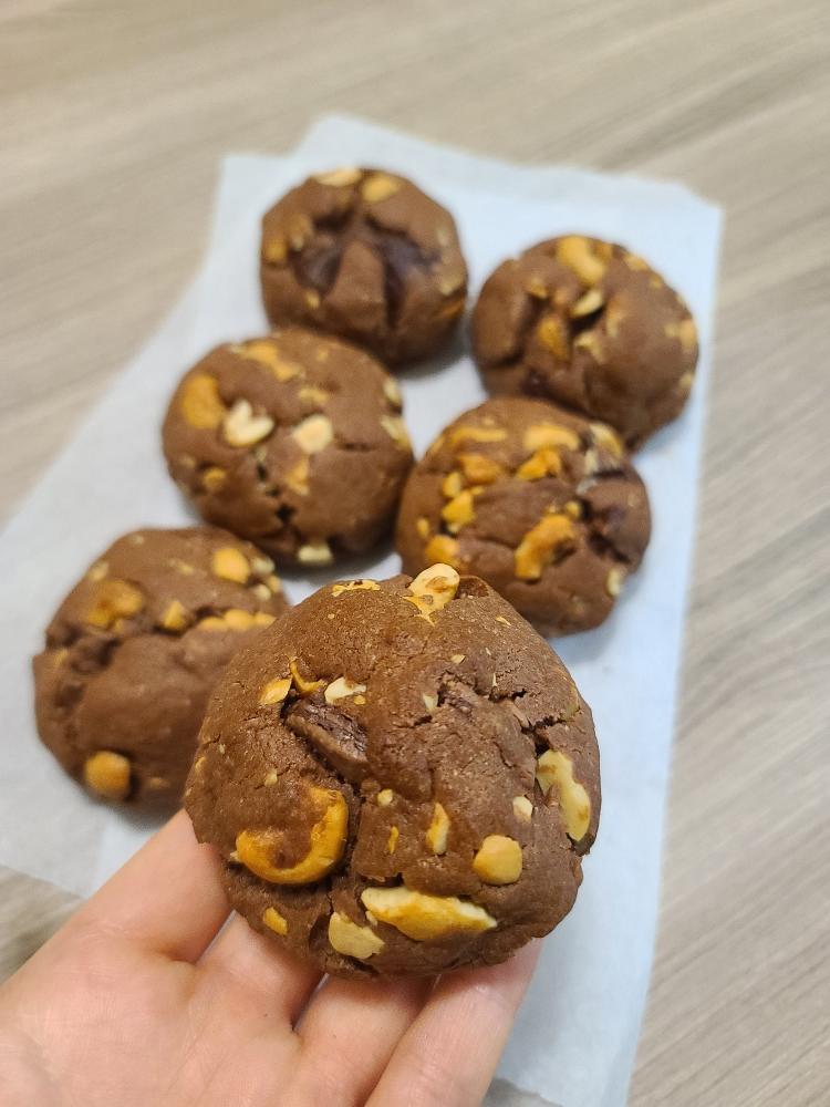 🪷全麦腰果双重巧克力曲奇‖Cookies