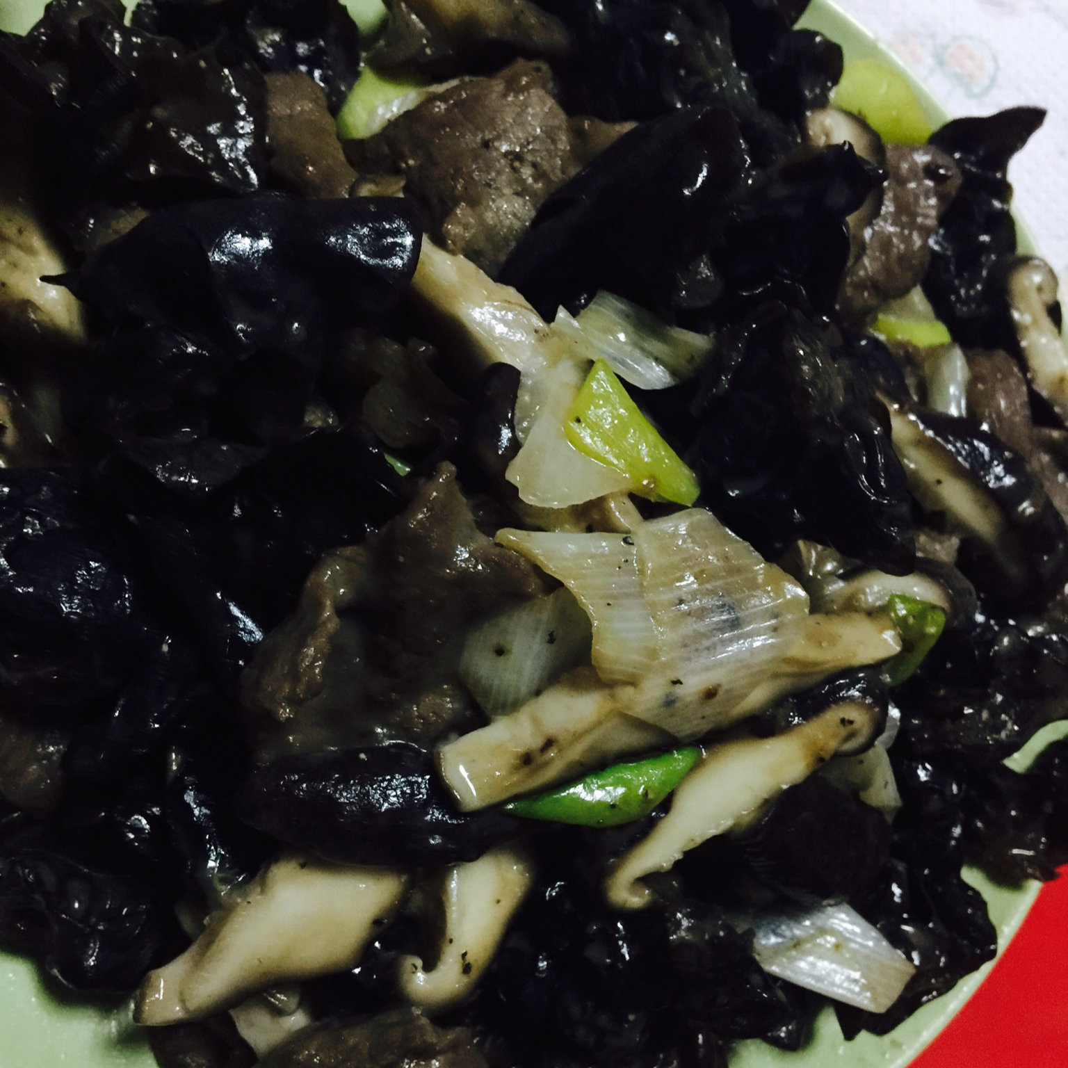 黑椒牛肉片