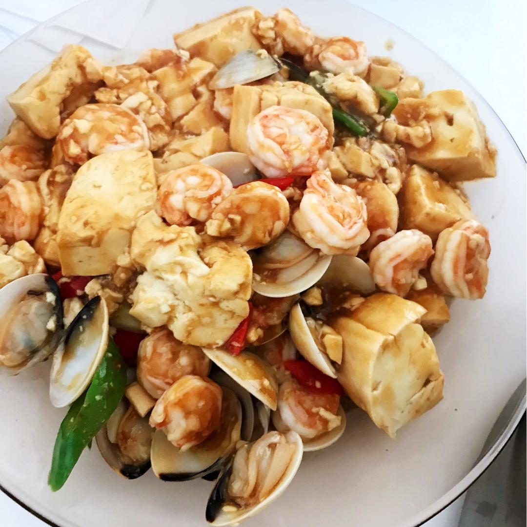 虾仁豆腐
