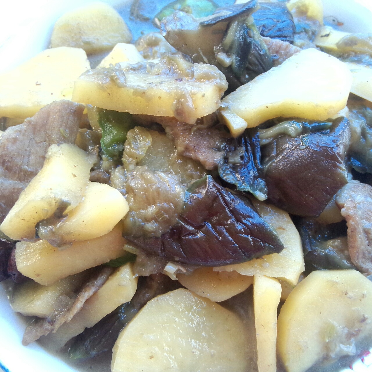 茄子炖土豆（东北版）