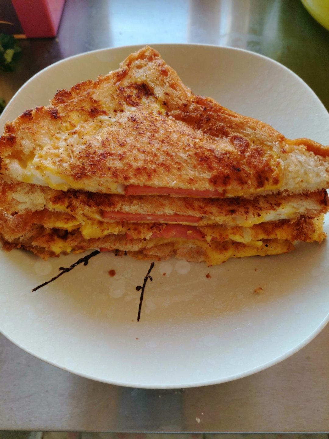 大龄文艺女青年的早餐：10分钟三明治