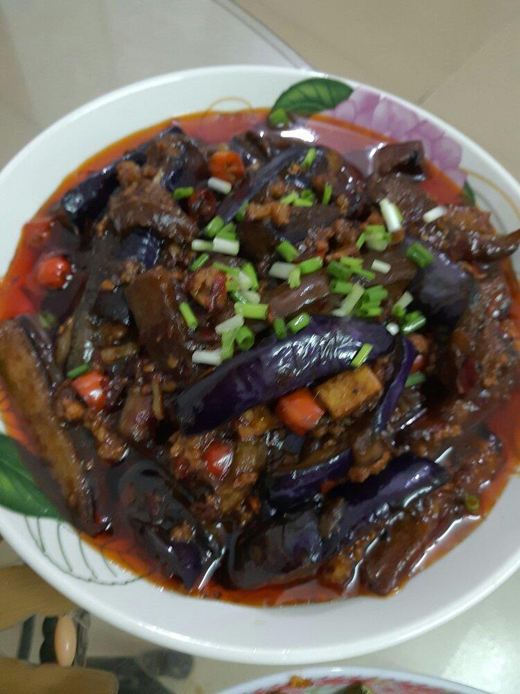 红烧肉沫茄子